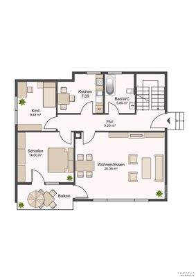 Grundriss Erdgeschoss