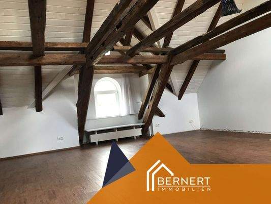 Sichtdachstuhl Wohnzimmer