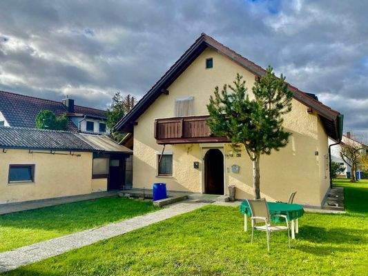 Blick auf das Wohnhaus