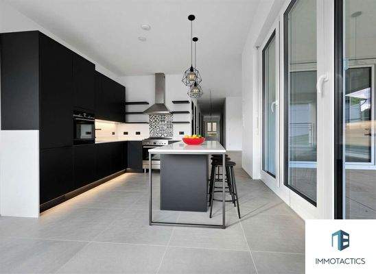 Blick zur Küche - Ausstattungsvariante