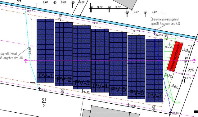 Photovoltaikanlage Errichtungsplan 