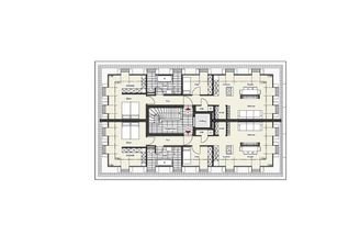 Grundriss Dachgeschoss Wohnung 4 und 5