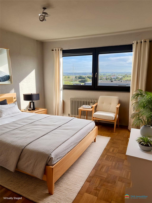 Schlafzimmer - virtually staged