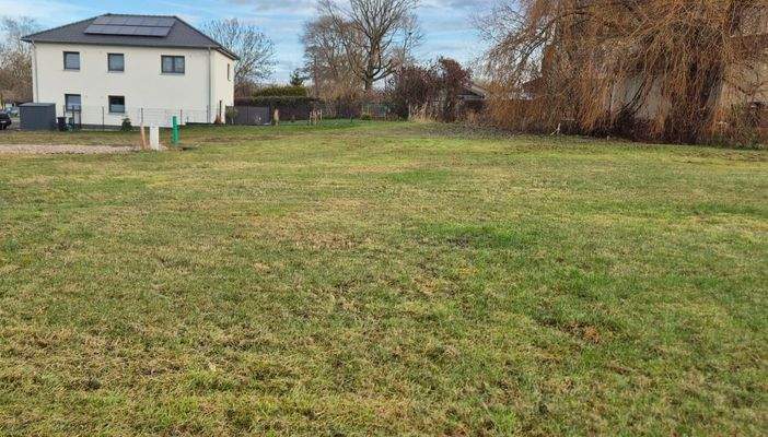 Grundstücks voll erschlossen