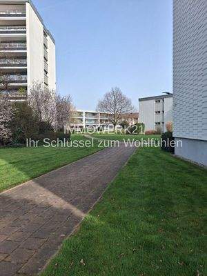 Zugang zur Wohnanlage