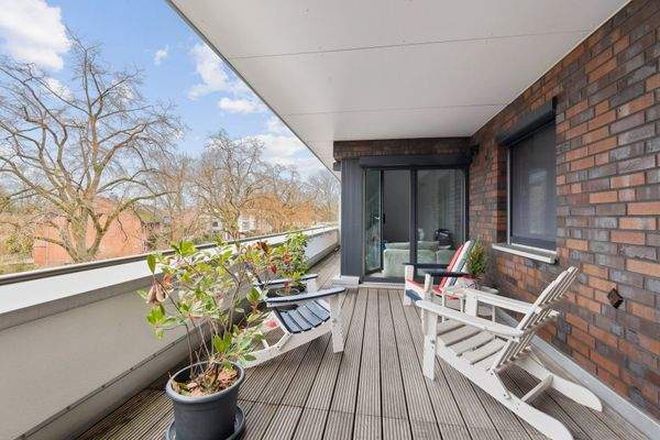 Großer Balkonbereich