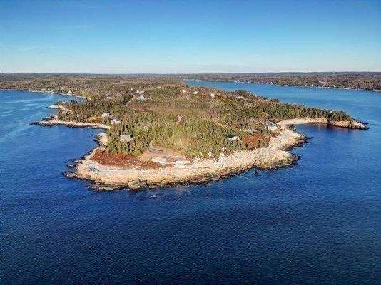 Drohnenaufnahme - Ende der Halbinsel