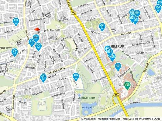 Geolyzer Kartenausschnitt