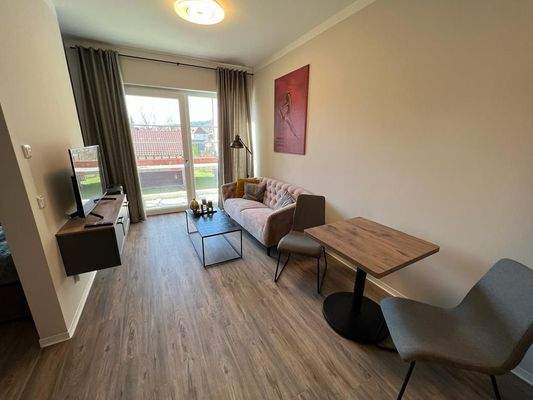 Wohnung als Musterwohnung eingerichtet (als Beispi