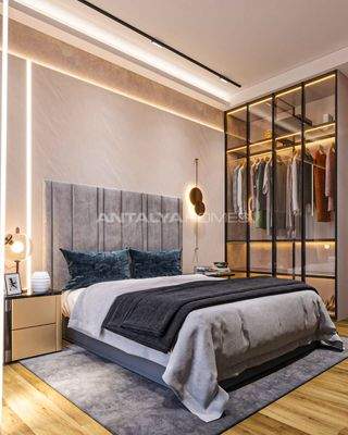 Sea and City View Flats in Bektas Alanya