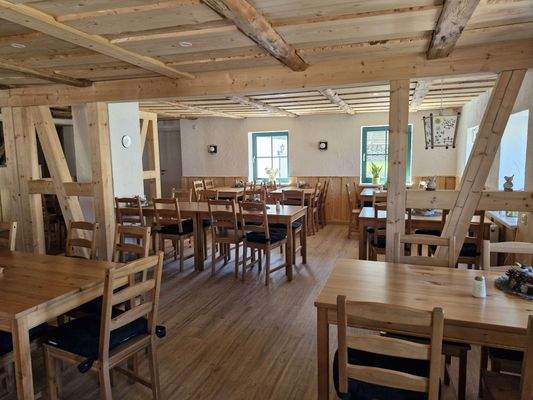 Gastraum im Obergeschoss