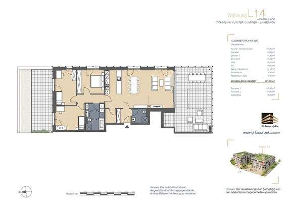 Grundriss ohne Maßstab