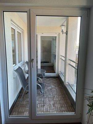 Loggia Zugang von Esszimmer