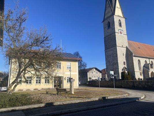 Ansicht Süden in der Ortsmitte
