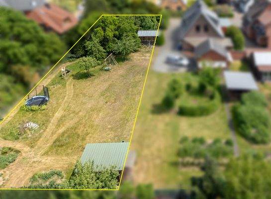 Bauplatz Drohnenaufnahme