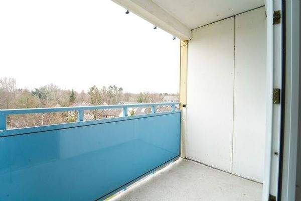 Loggia mit Weitblick ins Grüne