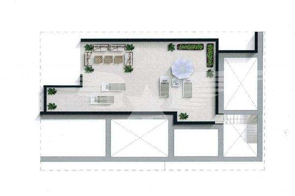 Grundriss Dachterrasse