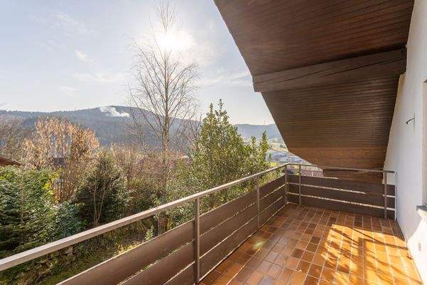 Der Südbalkon im DG