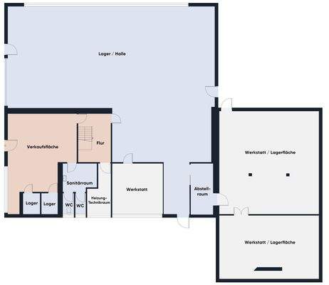 Grundriss ohne Maßstab / Obergeschoss