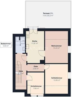 Grundriss Obergeschoss