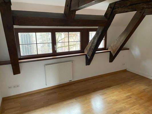 Schlafzimmer mit Gaupe