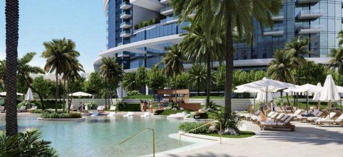 Gemeinschaftspool area