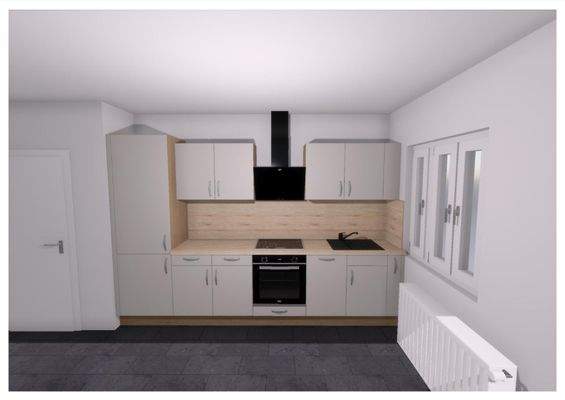 Einbau der Küche erfolgt in Kürze