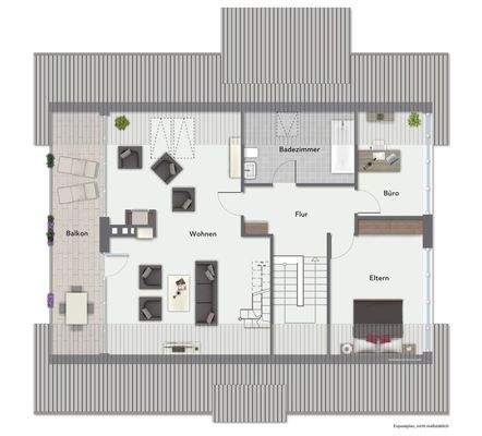 Grundriss Dachgeschoss