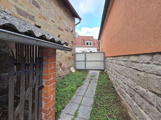 Zusätzlicher Zugang Innenhof