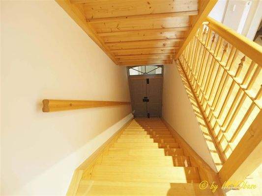 Treppe zur Wohnetage