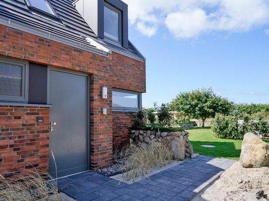 Blick zum Hauseingang