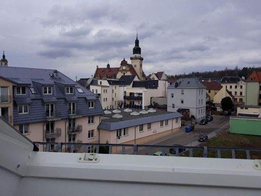 Aussicht aus der Eck Dachgeschoß-Wohnung