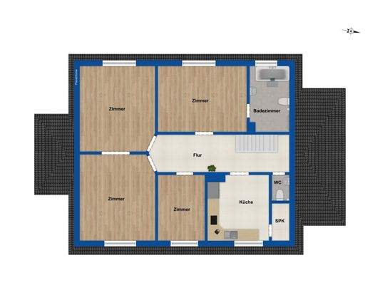 Grundriss Dachgeschoss