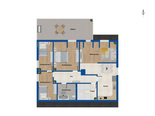 Grundriss - Dachgeschoss