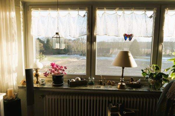 Blick aus dem Wohnzimmer