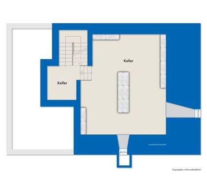 Grundriss vom Gewölbekeller