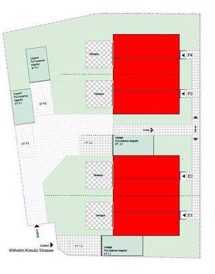 Lageplan Haus E und F