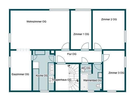 Grundriss Obergeschoss
