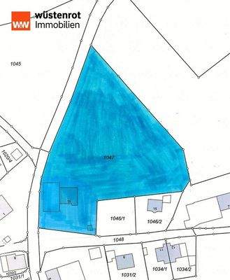 blau markierter Bereich