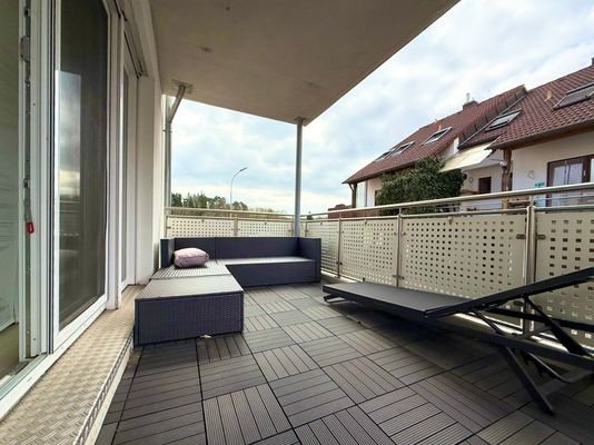 Großer Balkon