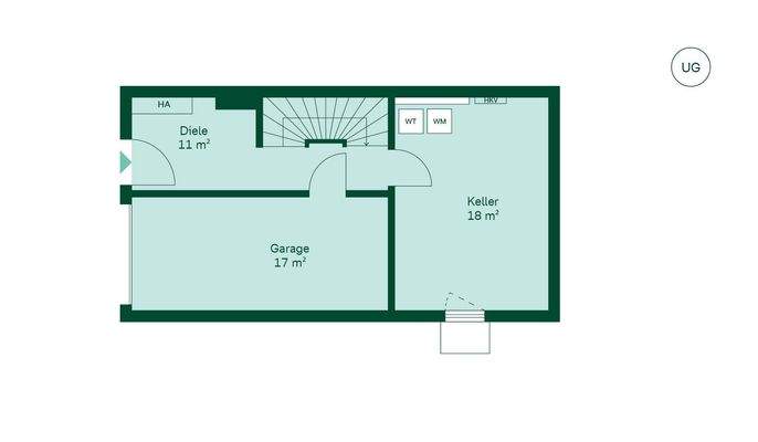 Doppelhaus Grundriss UG