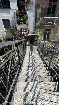 Zugang zur Dachterrasse 