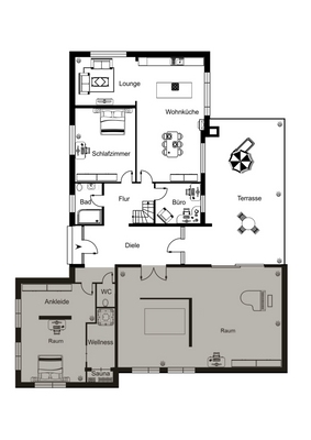 Erdgeschoss - separat nutzbar