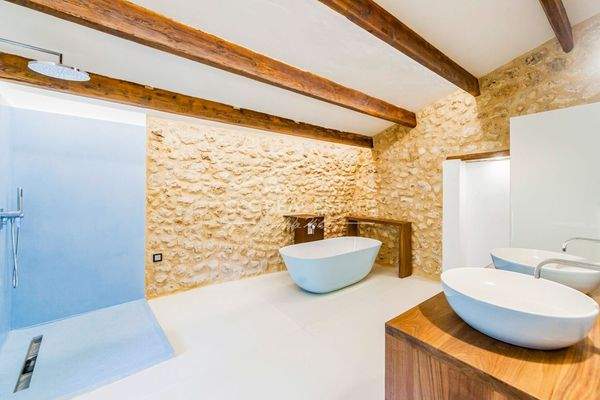 ...Badezimmer en suite 