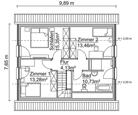 Grundriss - Obergeschoss