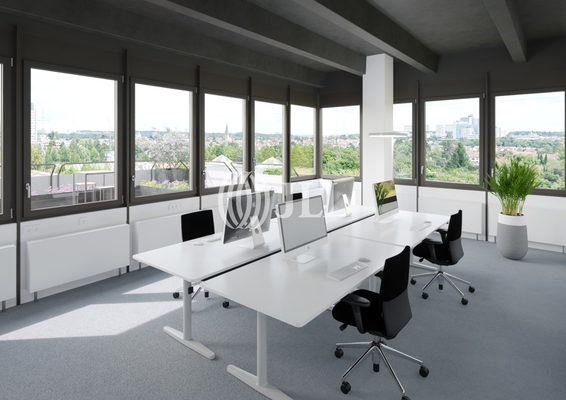 Innenansicht Büro Variante 1