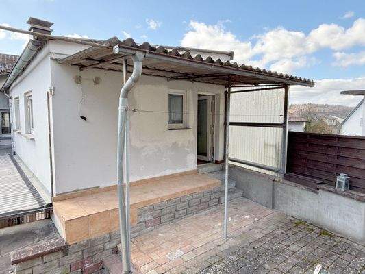 Eingang der kleinen Wohnung