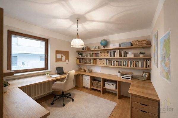 Designvorschlag (KI optimiert) Arbeitszimmer