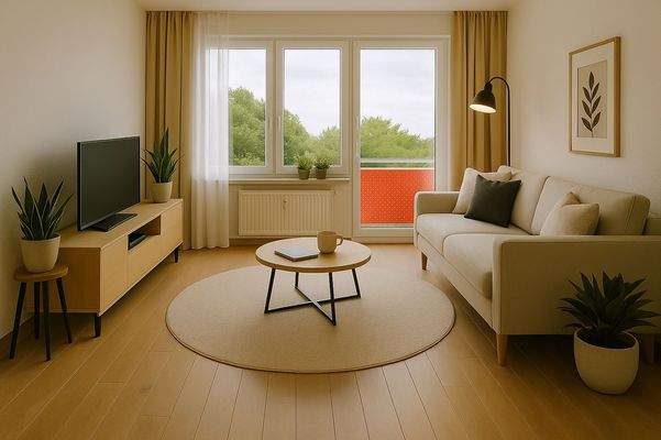 Wohnzimmer (Einrichtung visualisiert)