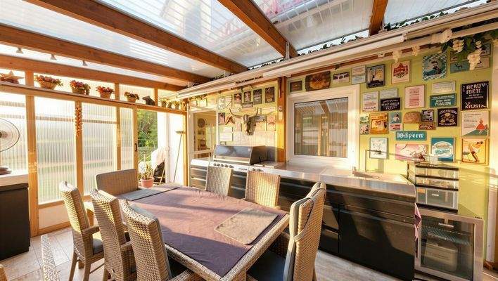 Außenküche (Wintergarten) 